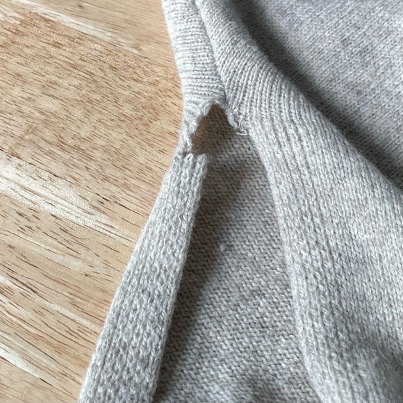 Eileen Fisher Tan Yak Wool Blend Dolman Sleeves Cardigan Sweater - 47151 - Picture 14 of 16